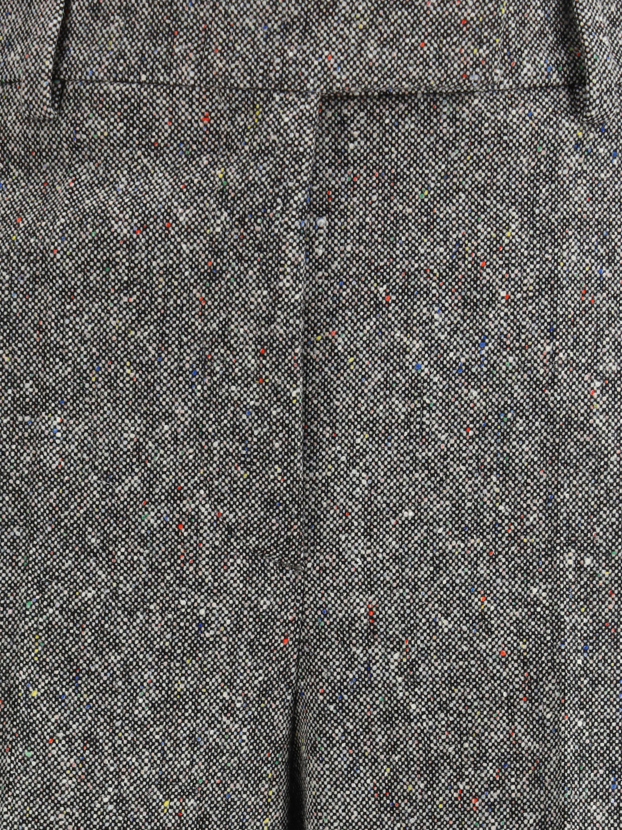 VALENTINO 42 bottonato natté wool trousers