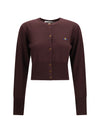 bea cropped wool cardigan