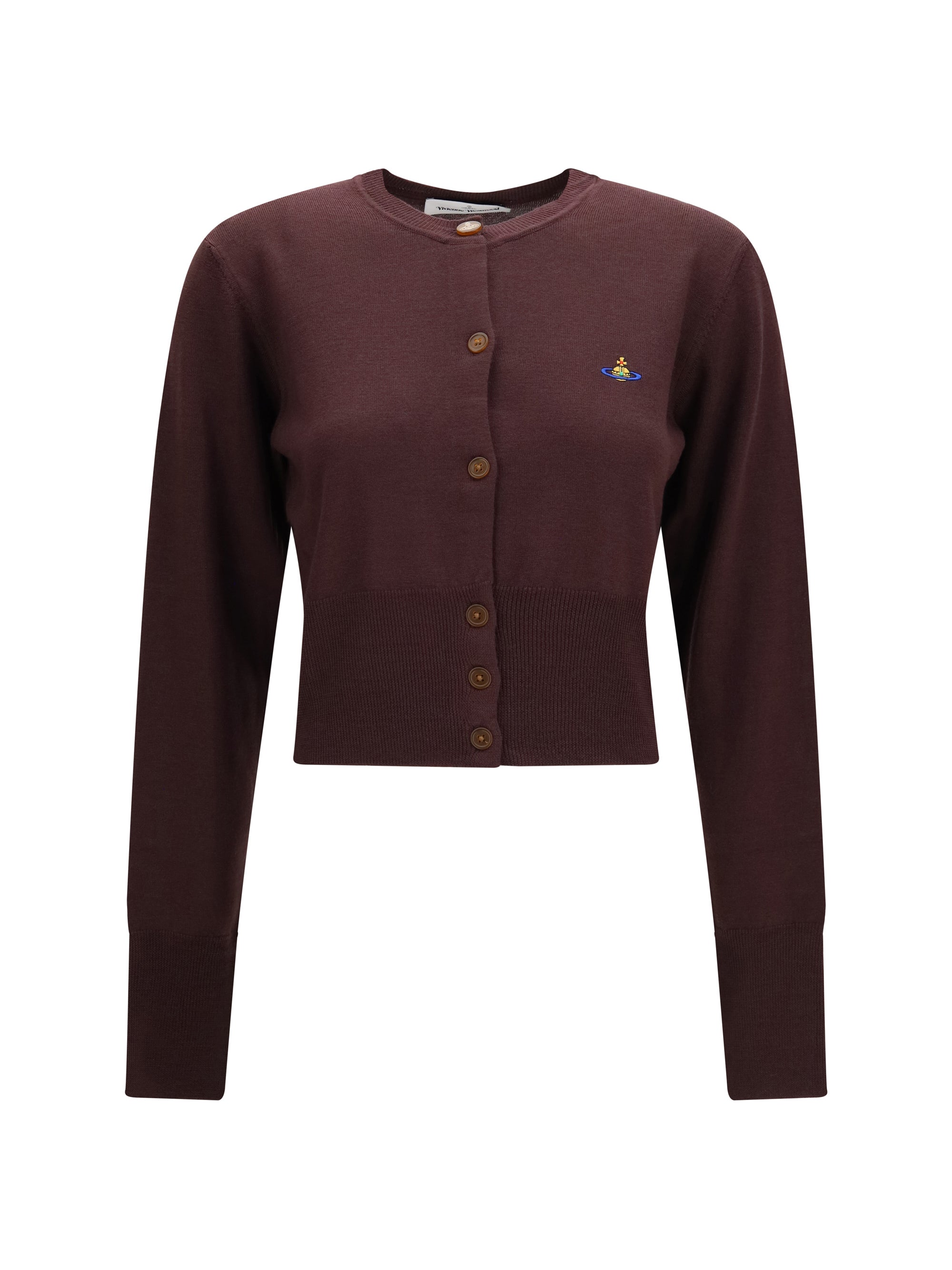 bea cropped wool cardigan