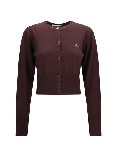 bea cropped wool cardigan