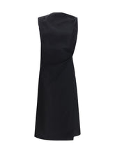 JACQUEMUS 36 drapped midi dress