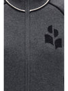 lanya logo and zip cardigan