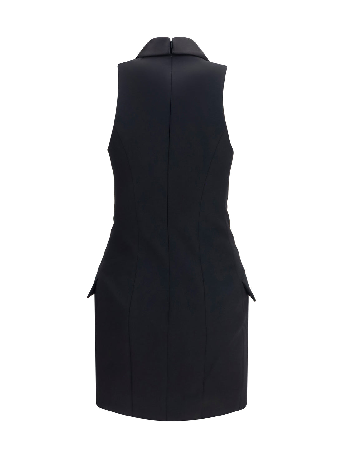BALMAIN 34 grain de poudre belted dress
