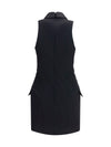 grain de poudre belted dress