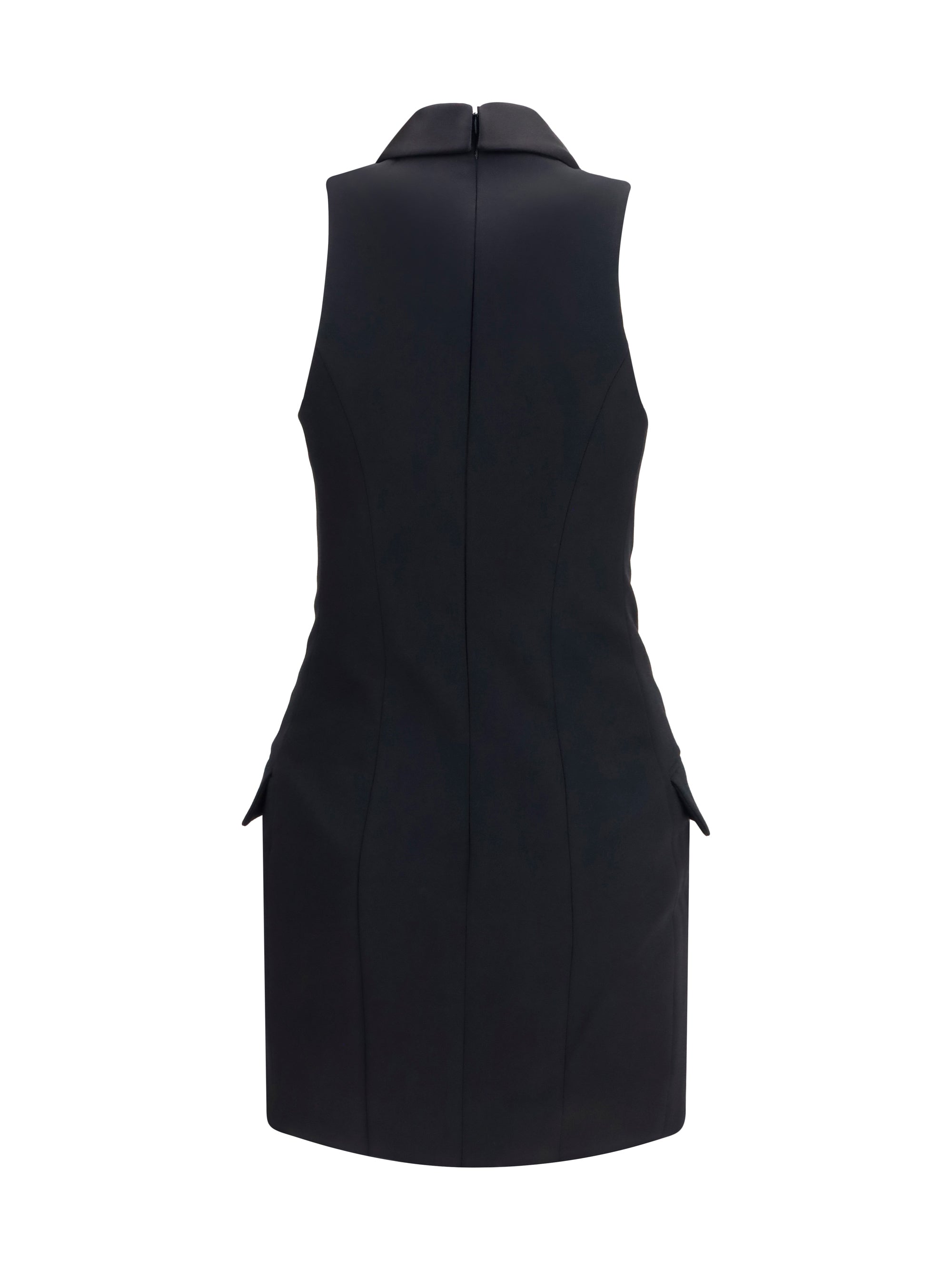 grain de poudre belted dress