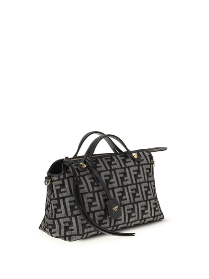 FENDI OS ff denim shoulder bag