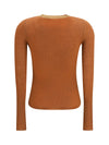 ultra-fine wool knit henley top