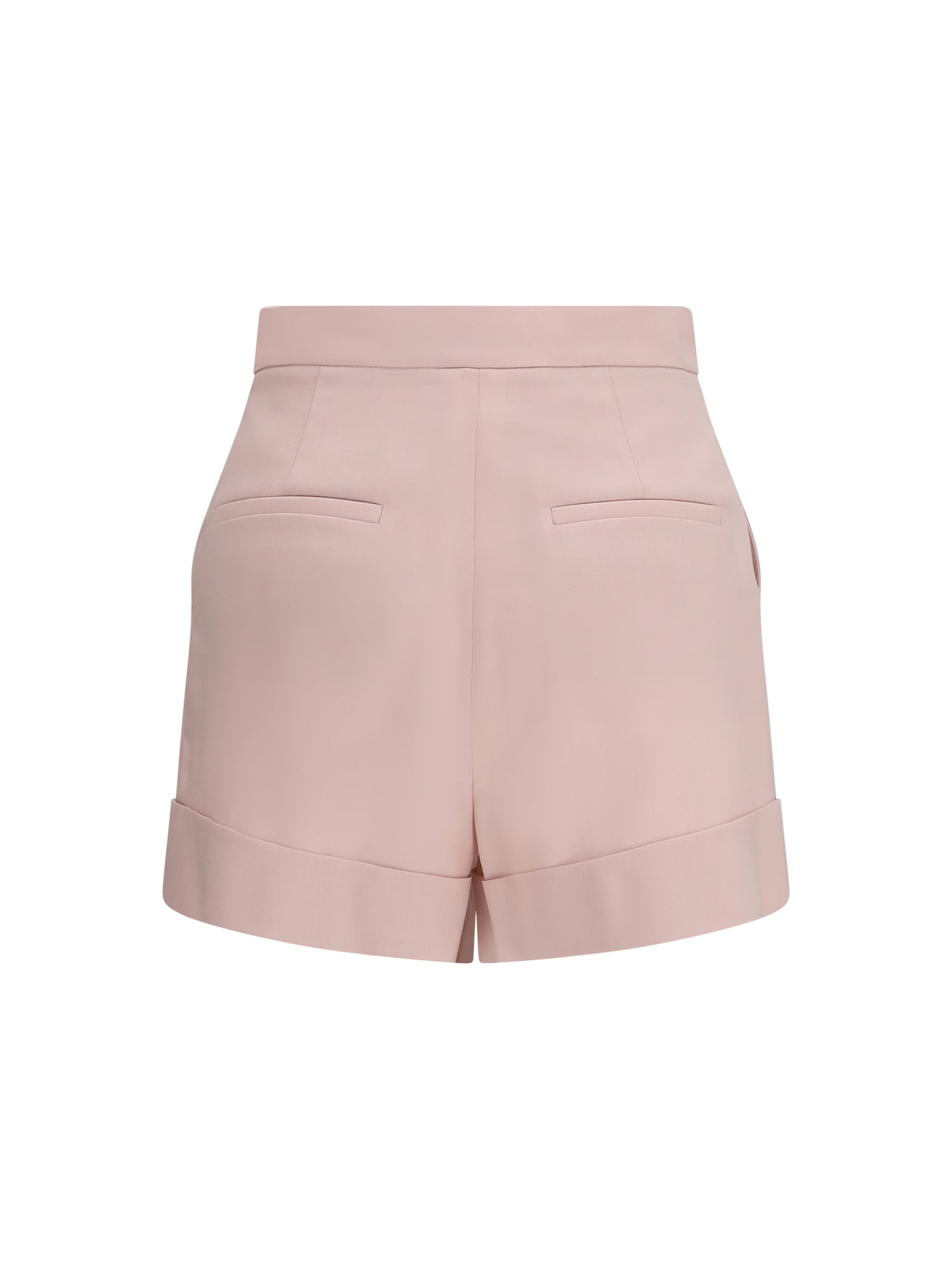 MAX MARA 38 mohair and silk canvas shorts 