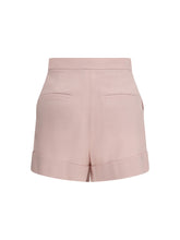 MAX MARA 38 mohair and silk canvas shorts 