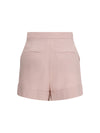 mohair and silk canvas shorts