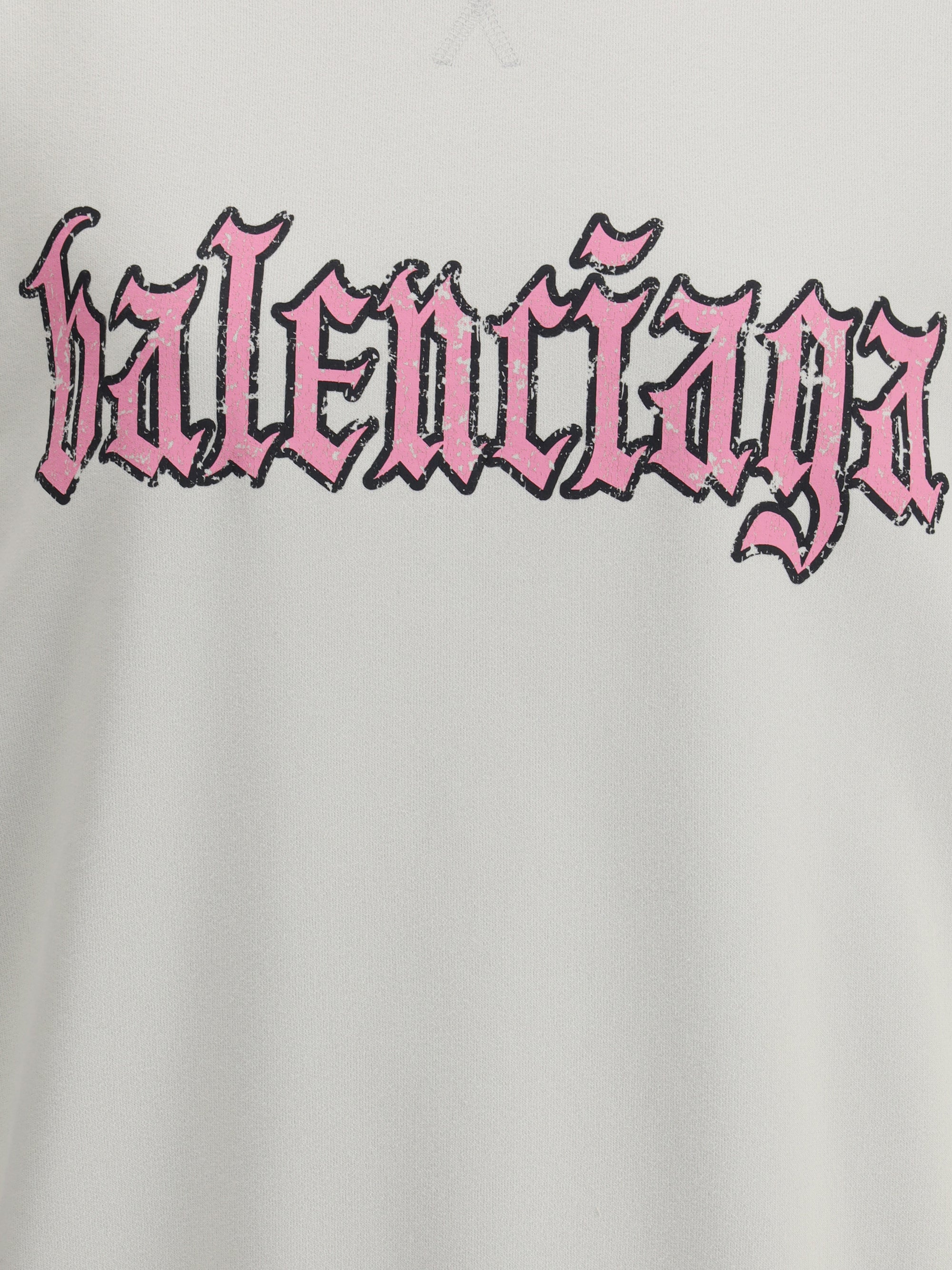 BALENCIAGA 3 sweatshirt dress with logo 