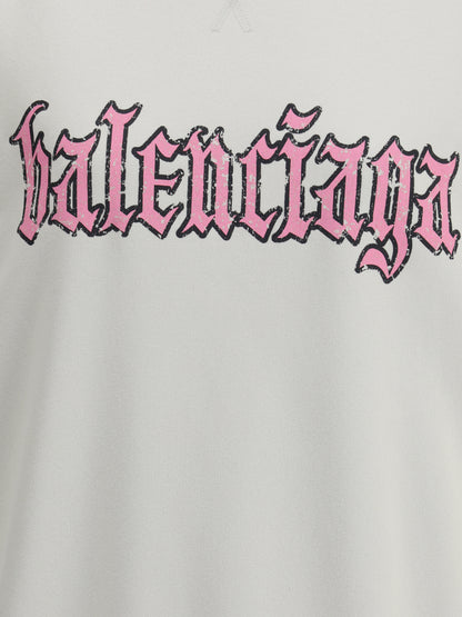 BALENCIAGA 3 sweatshirt dress with logo 