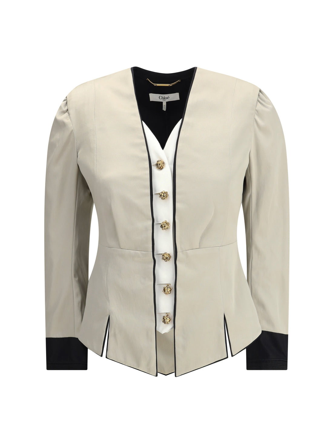 CHLOÉ 40 tailored silk jacket
