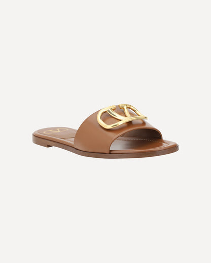 logoed sandals