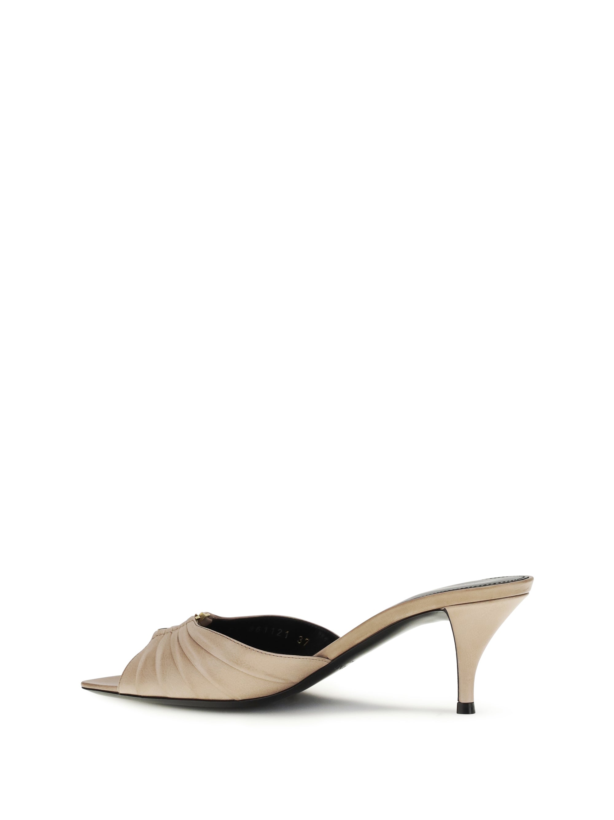 leather babylone mules