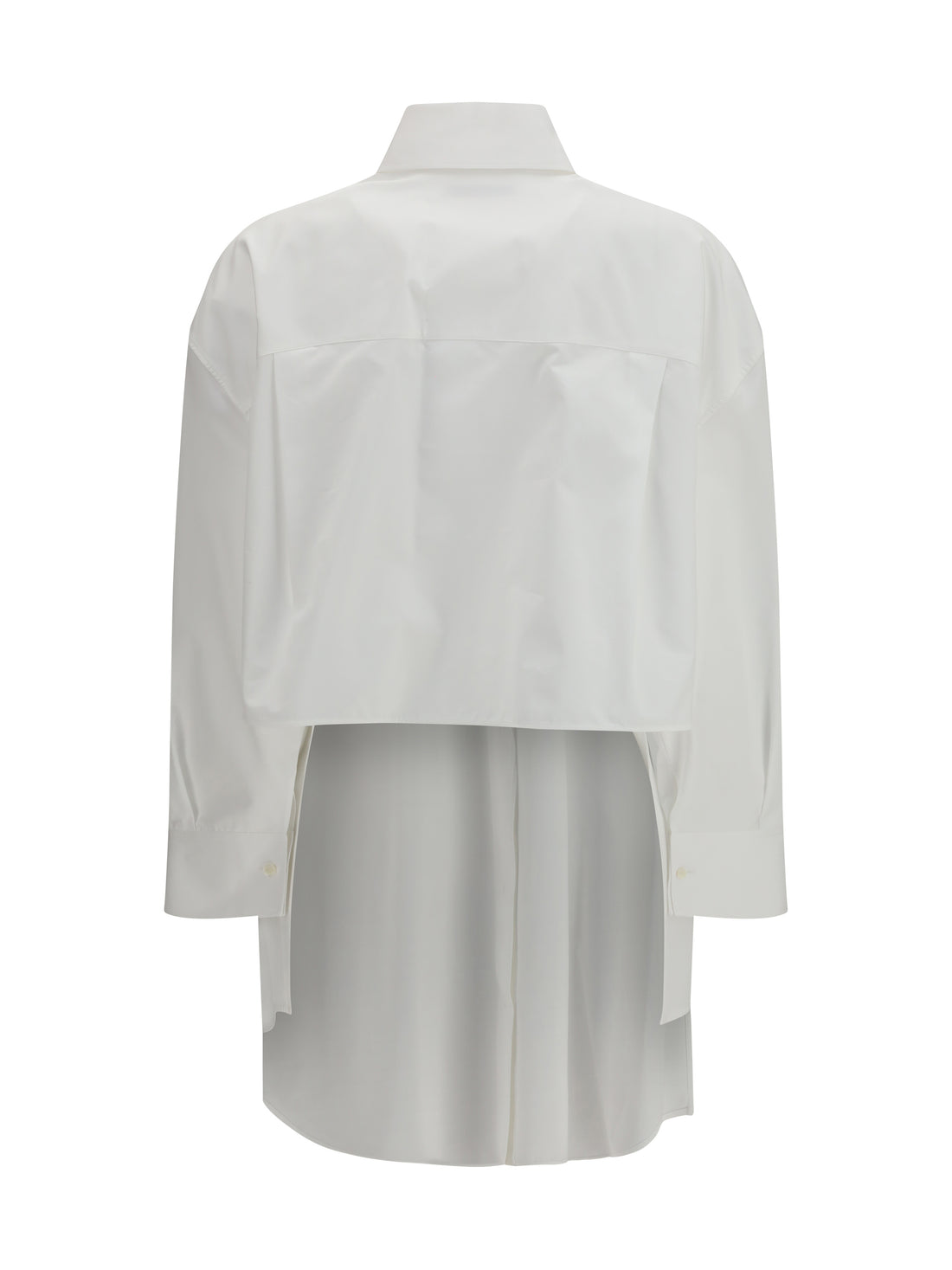 GIVENCHY 36 backless cotton shirt