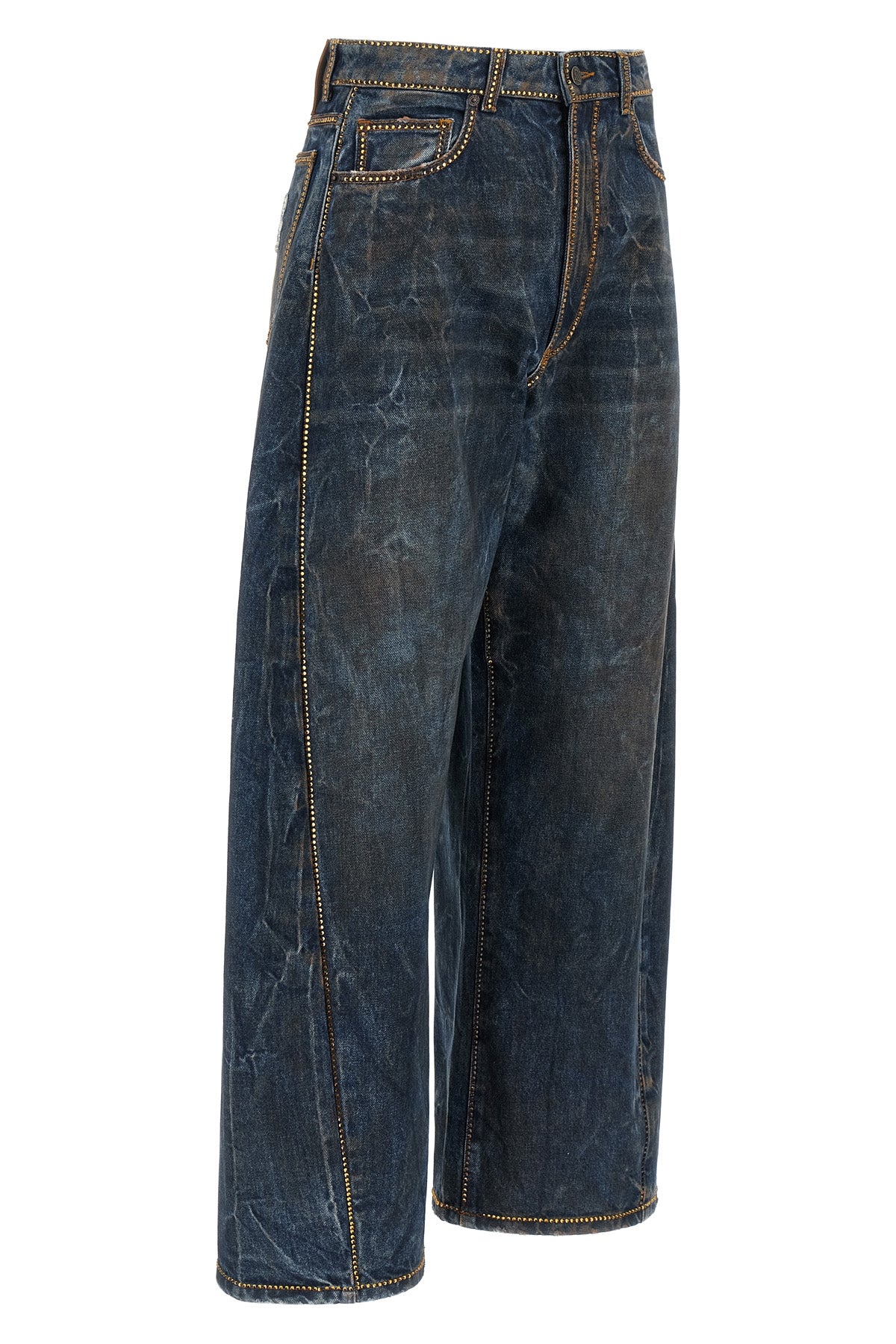 giuseppe di morabito wide jeans redefine the aesthetics of denim through a compl