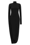 the long giuseppe di morabito dress redefines the codes of the evening through a