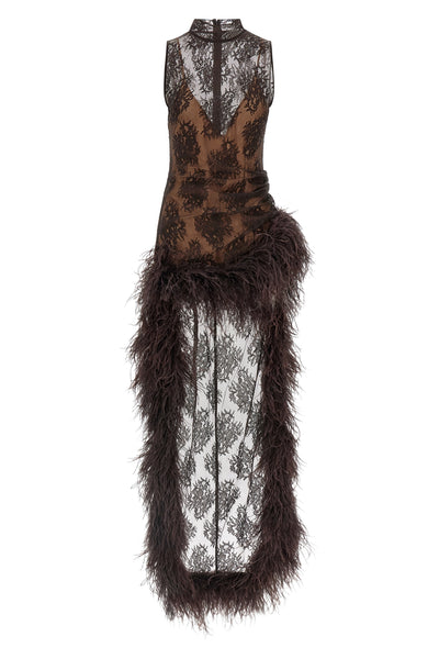the giuseppe di morabito mini dress redefines the codes of evening elegance thro