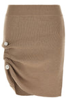the giuseppe di morabito knitted skirt redefines the codes of knitwear through a