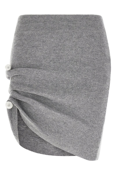 the giuseppe di morabito knitted skirt defines a tight silhouette through a sart