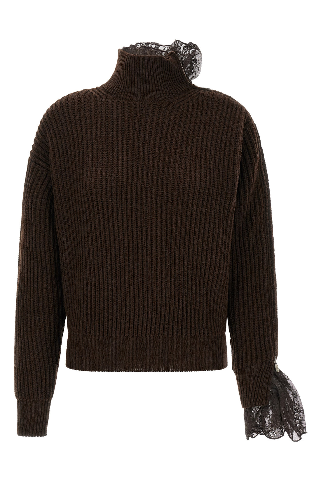 GIUSEPPE DI MORABITO L the giuseppe di morabito high neck sweater in pure virgin wool is distinguished