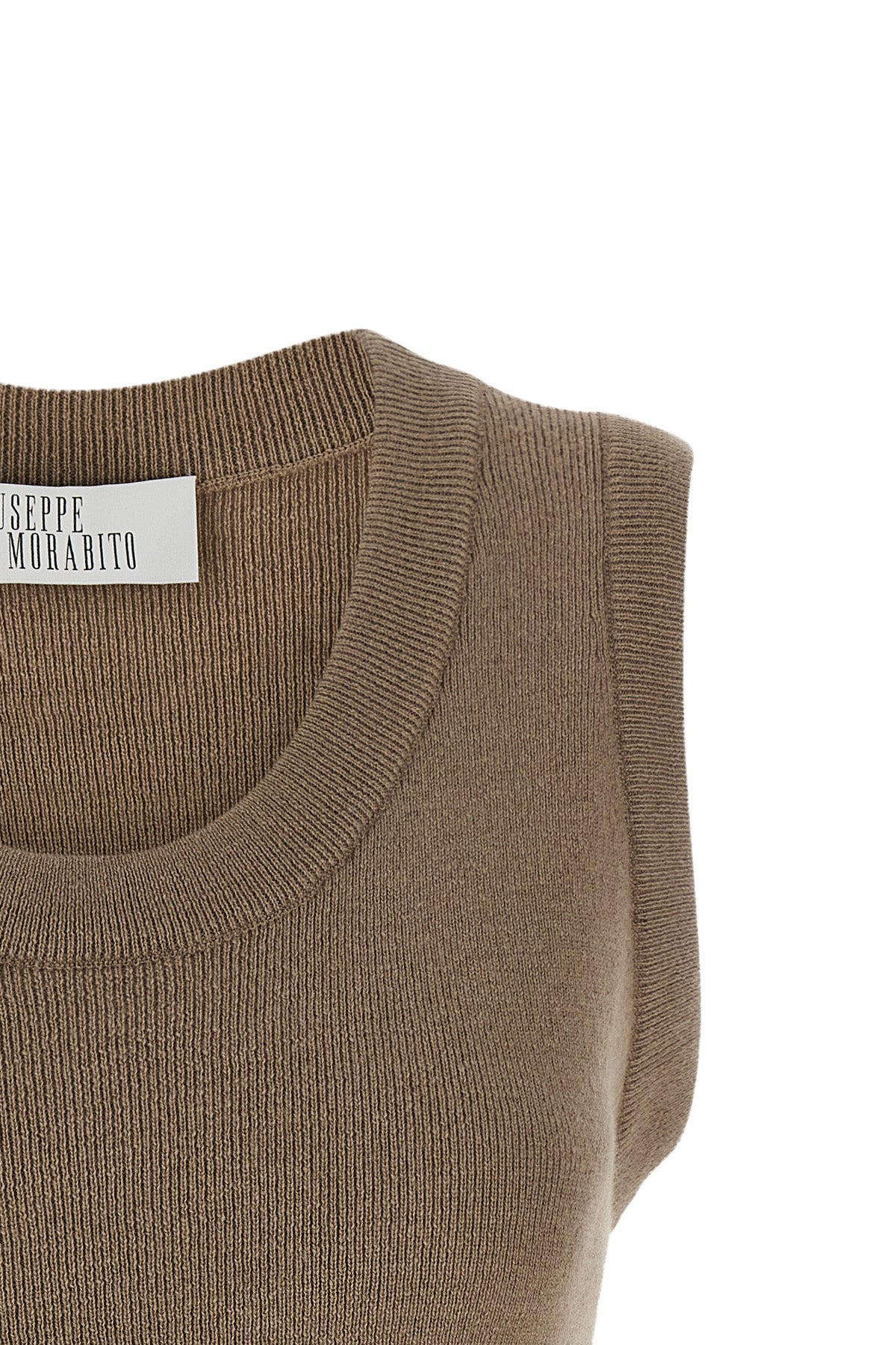 the giuseppe di morabito knitted top redefines contemporary tailoring through pr