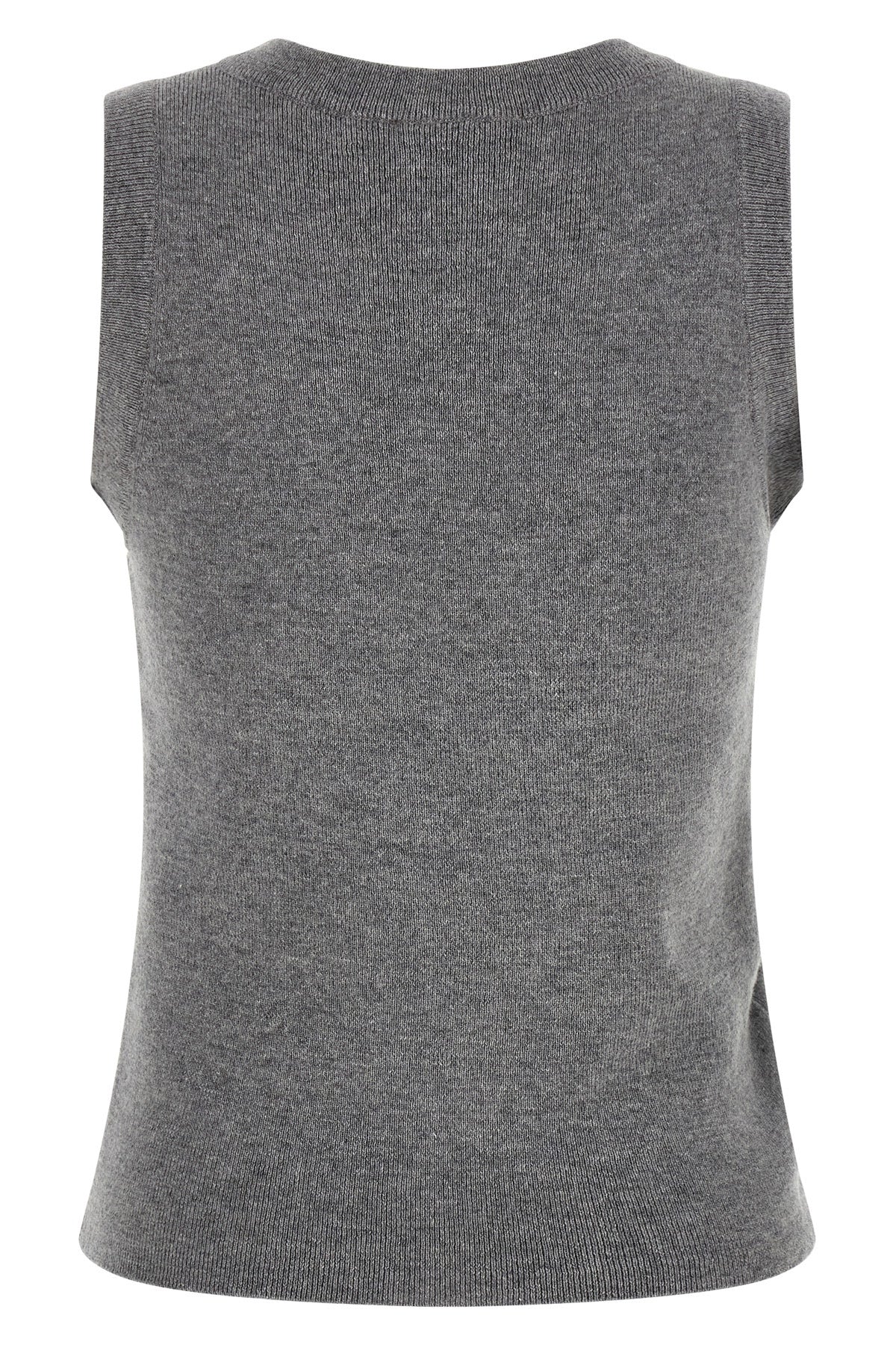 the knitted top giuseppe di morabito redefines the classic sleeveless silhouette
