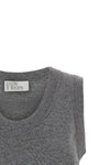 the knitted top giuseppe di morabito redefines the classic sleeveless silhouette