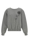 the giuseppe di morabito crew neck sweatshirt redefines the codes of casual clot