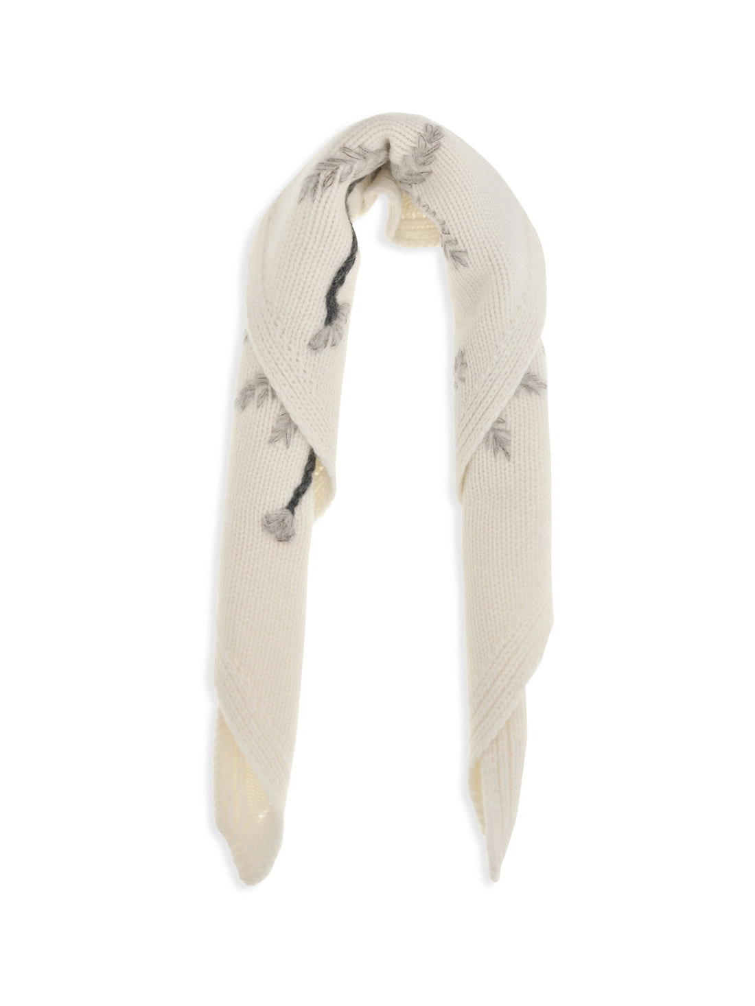 P.A.R.O.S.H. OS wallaby floral knit scarf