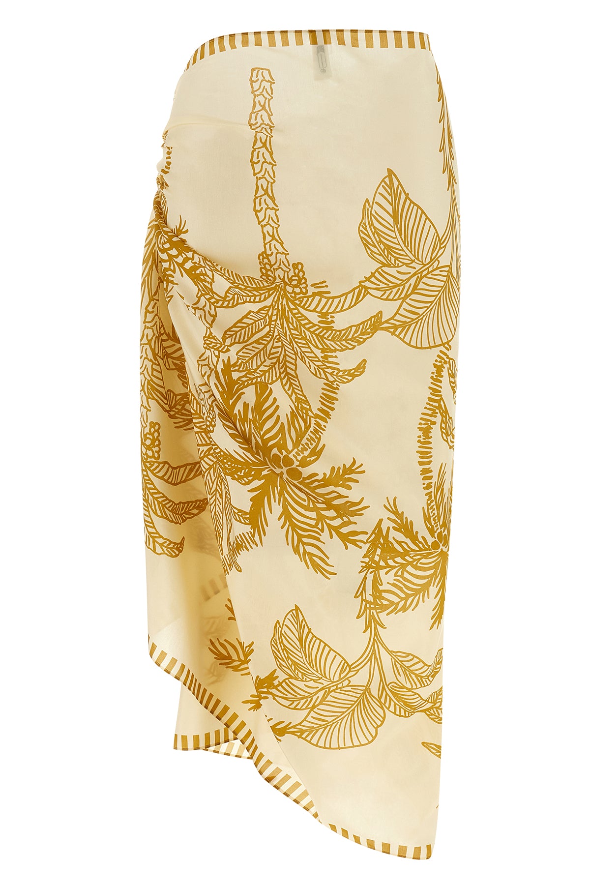 jungle sarong skirt in silk cotton