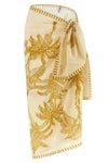 jungle sarong skirt in silk cotton
