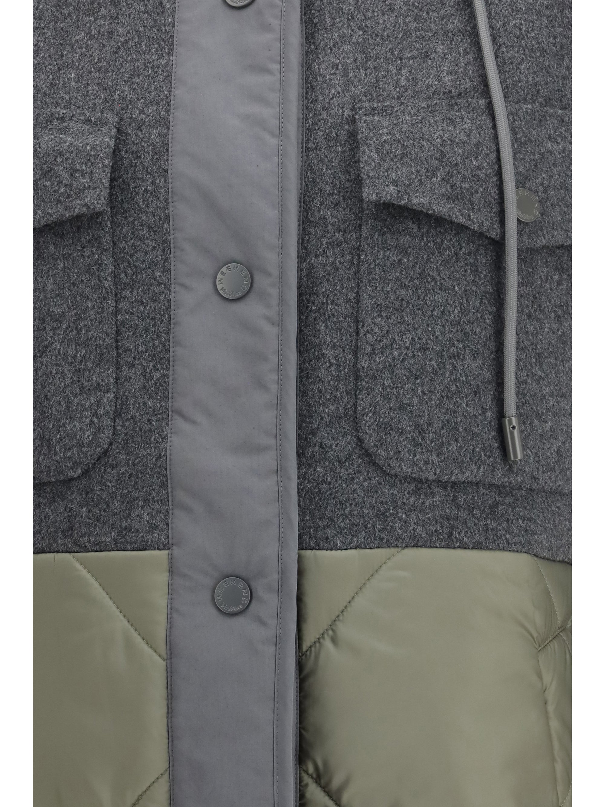 wool and technical fabric jacket