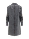 single-breasted shetland wool coat