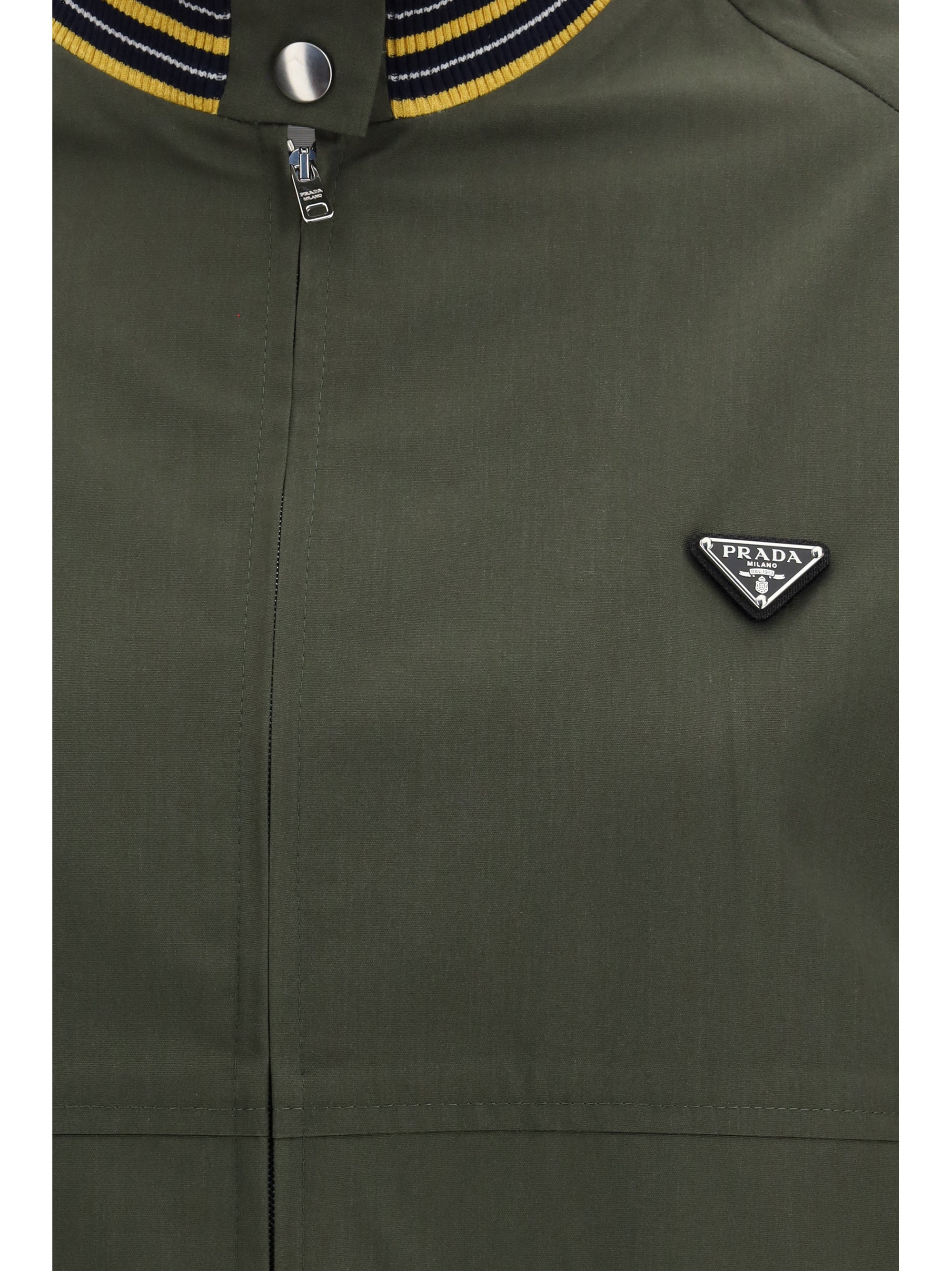 technical canvas blouson