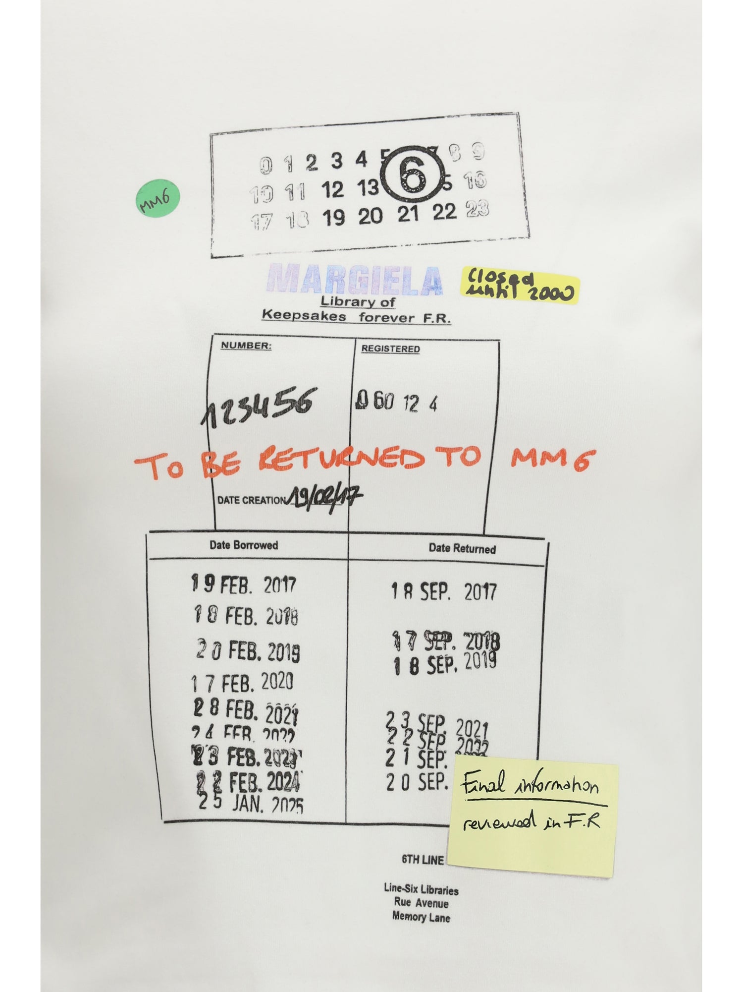 MM6 L cotton t-shirt