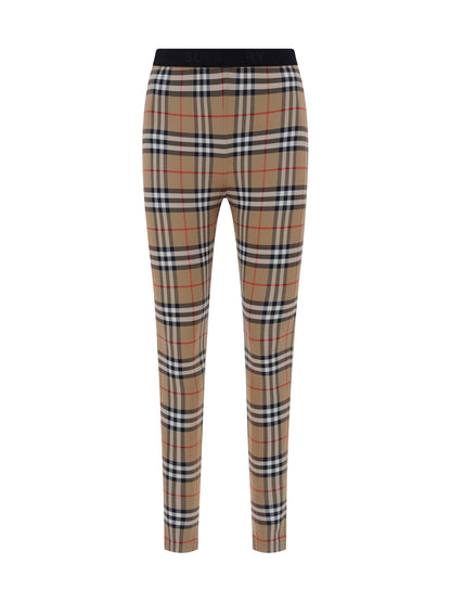 BURBERRY L archive check leggings