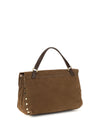 postina jones suede top handle bag