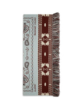 ALAIA OS bandana jacquard blanket