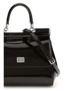 small sicily glossy calfskin handbag
