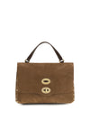 postina jones suede top handle bag