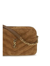 camera loulou matelassé suede shoulder bag