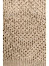 FABIANA FILIPPI 40 jumper crafted from platinum yarn with micro sequins