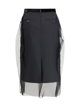 SACAI 1 sequin embroidery skirt