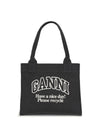 logo canvas tote bag