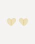 Bottega Veneta Heart-shaped Earrings Gold