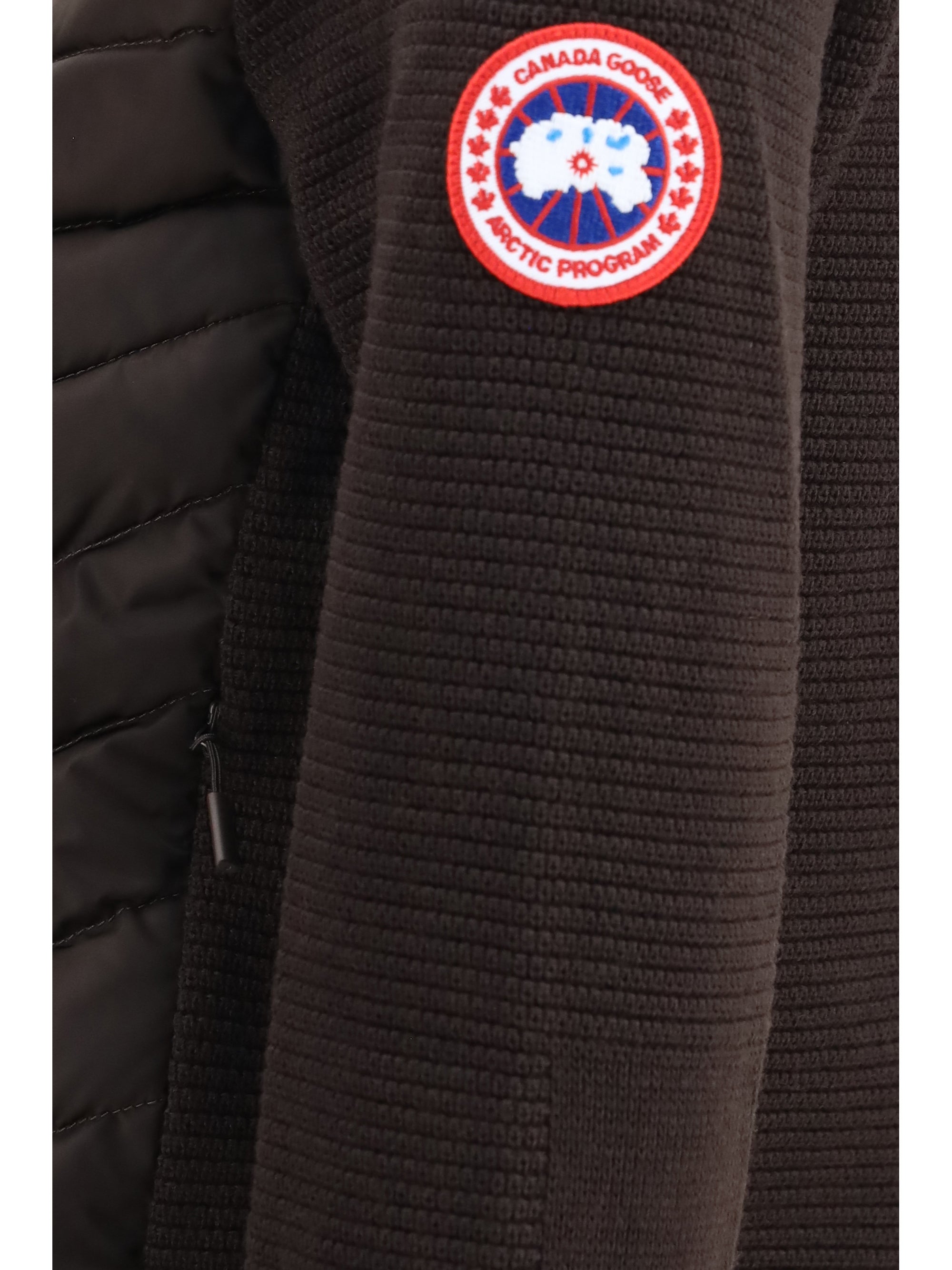 hybridge down jacket