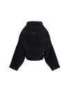 wrap organic japanese denim jacket