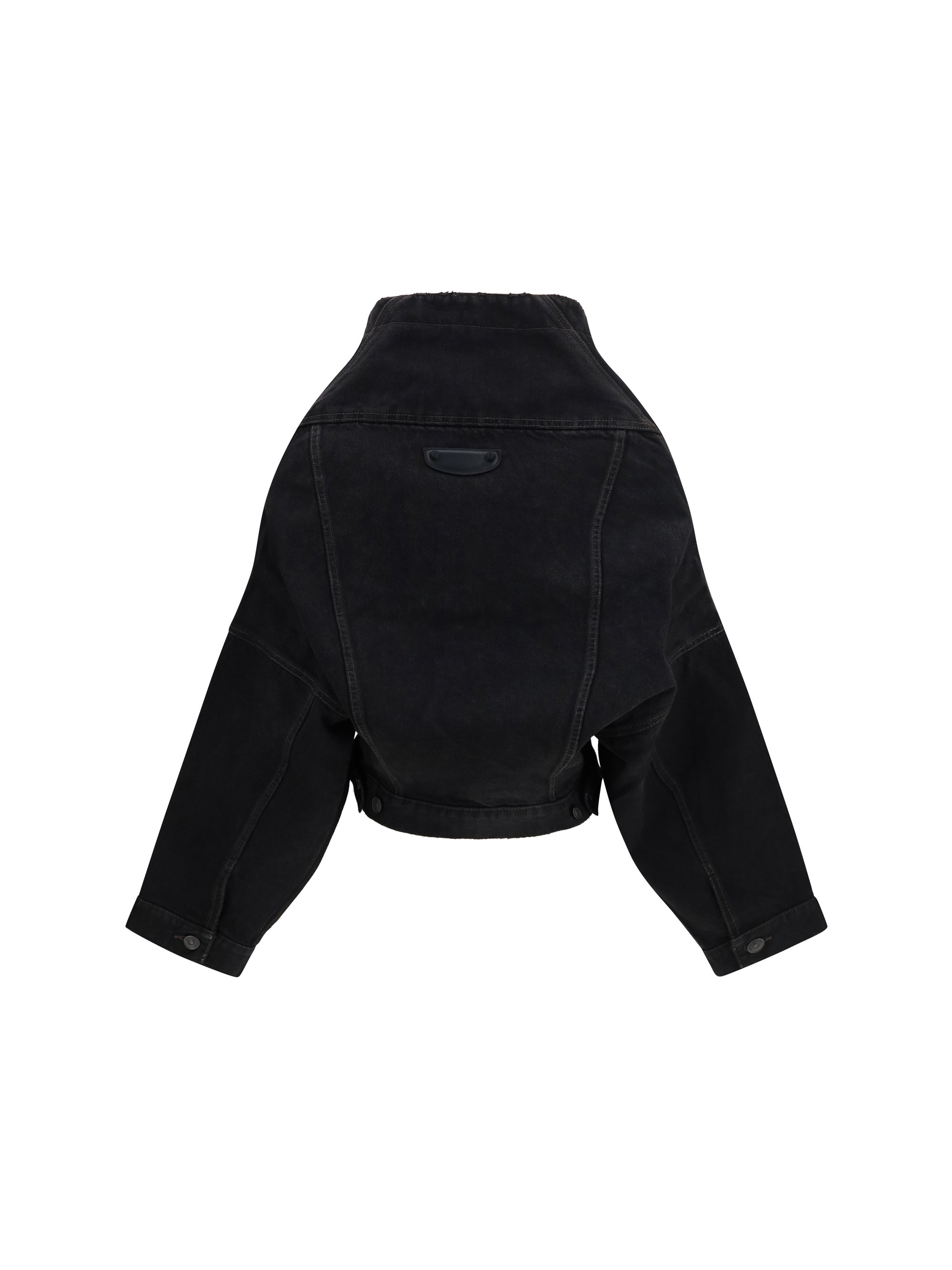 wrap organic japanese denim jacket